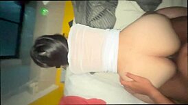 thai chubby milf screams orgasm from rough doggystyle pounding!