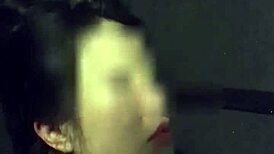 Ever seen an Asian slut wife ram dildo and vibrator in gym shower?
