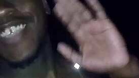 privately flashing natural tits on warm night approaching woman like wolf