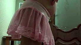 imagine a slim russian milf unleashing piss from hairy pussy or shaved cunt in nylon stockings homemade clips