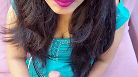 Horny Jija Slams Big Ass Desi Sali with Closeup Blowjob Doggystyle!