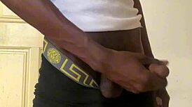 muscular college brazilian jerks huge oiled bbc outdoors