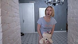 ever caught your step-sis peeping on parents getting dominated licked and humiliated rough while you watch?