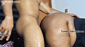 huge ass bbw spreads juicy cheeks for bbc pounding missionary to cum on ass