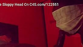 ebony teen chokes gags spits deepthroating huge bbc monster cock