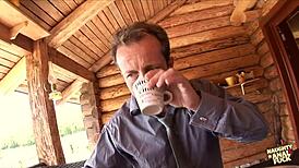 Big Tits Blonde Maid Seduced in Kitchen for Deepthroat Anal Cowgirl Creampie Pound!