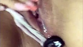 me tocandome con bragas y dildo mexicana