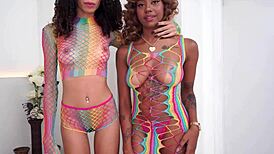 Ebony Lez Star Dominated by Monster BBC Gang