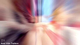 Sweetie Plum Takes Double Anal DAP from Boys Gaping Asshole Cum Swallow