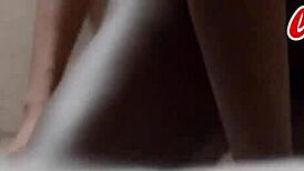 Her Moans Build to Orgasm Big Natural Tits Ass Latina Interracial Lingerie Photoshoot
