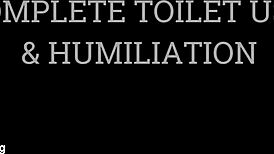 she smothers his face on toilet with her pussy ass licks farts and full humiliation domination