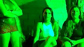 sticking it deep at the party job flashing submissive style