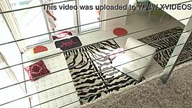 Adrianna Nicole Kneels in Shower for Deepthroat DP Threesome Anal Assault!