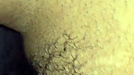 guy behind gloryhole couldn't make me cum so hubby licked my milf pussy clean