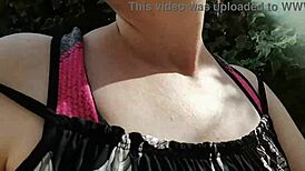 whoa nicoletta squirts wildly in her garden all afternoon!! 🌿💦🔥