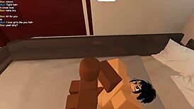 havin fun poundin cumdump slut with bbc on roblox condo server