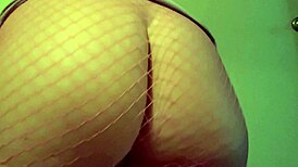 italian milf artemisia's fishnet ass dances seductively in slow motion