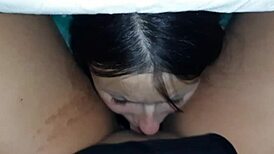 Stepmom crashes screaming threesome fuck