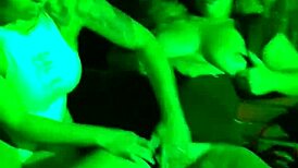 sticking it deep at the party job flashing submissive style