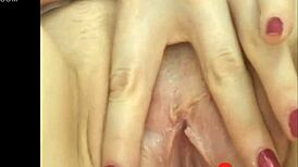 hey this kinky blonde webcam teen is masturbating so hard right now