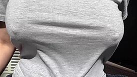 Big Boobs Bounce As Horny Stepmom Artemisia Loves Outdoor!