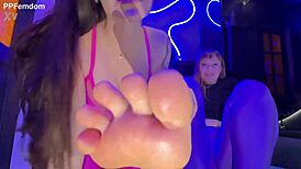 worship our asses pussies feet spit and jerk off joi pov femdom?