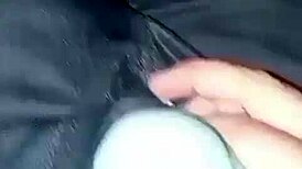 Drunk squirt soaks cloth diaper during jerk-off delight