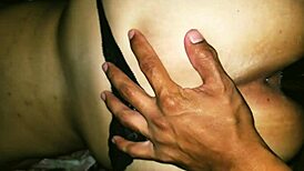 Latina Big Ass in Lingerie Takes Monster Cock Doggystyle Bent Over Panties Aside