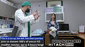 Freshman Ditria Rose Mandatory Hitachi Vibrator Orgasm in Latex Gloves POV