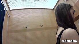 Luscious Czech Chick Teased and Nailed in POV Hypermarket