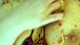 hot lil arab stepsis does craziest food masturbation in la?? kinky fetish freakout