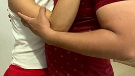 Alisha meets boyfriend at hotel post-school farewell for tight Asian curvy fun