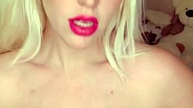 Blondie Fesser oils ass in pink lingerie rips clothes naked pussy play dripping wet!