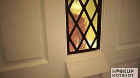 Tiffany Watson's pink ass gets fucked raw in her pink dress