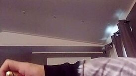she settles in for a steamy solo session buzzing her clit with a powerful vibrator until orgasm hits