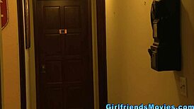 two cute blonde lesbian teens finger small tits in high def girl on girl fun