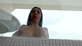 Vitoria beatriz rips clothes for four studs deep anal assfuck cum in mouth