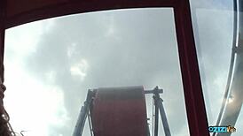 asian babe in van heels toys her big clit nipples and ass to orgasm