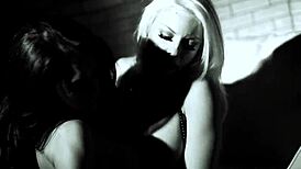 white chair lesbians devour with britney amber fury!