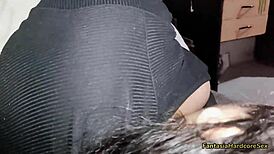 Best friend Latina watches TikToks then sucks hard cock deeply