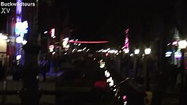 WOW! REDLIGHT DISTRICT OUDEZIJDS ACHTERBURGWAL LIGHTS UP AMSTERDAM'S DUTCH TOURIST SPOT!