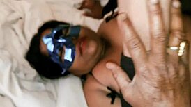 Desi Chubby Indian Aunty Gets Thief's Hardcore Pounding