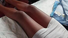 you love watching this petite chocolate moan from morning hairy pussy pounding right?
