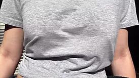 Big Boobs Bounce As Horny Stepmom Artemisia Loves Outdoor!