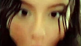 Webcam Deepthroat Compilation Sucks Dildos Teasingly Into Throat