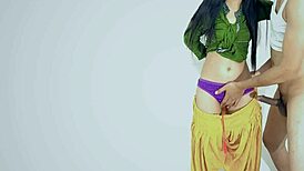 indian bhabhi's horny pussy gets fucked hard with hindi moans 🔥