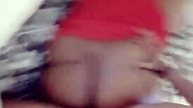 shaved pussy tempts with homemade amateur cock play on camera