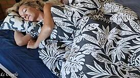 husband rams hard dick into wife early morning she moans loud ends in hot cumshot