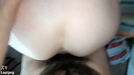 super hot argentinian blonde stepsis in doggy pose with huge tits and big ass!