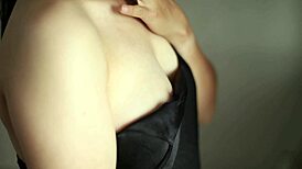 big ass indian teases perfect body in satin dress before creampie fill